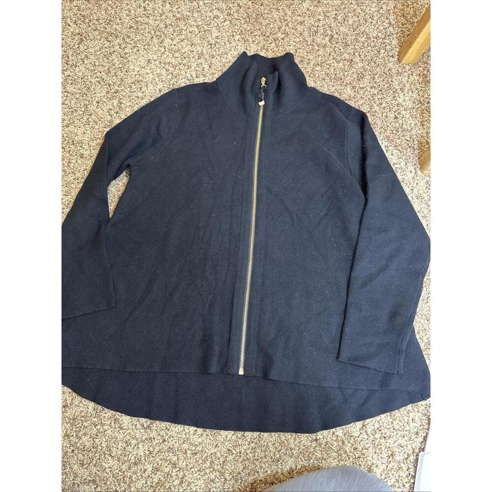 Soft Surroundings Classic‎ Meria Zip Sweater Size PXL
